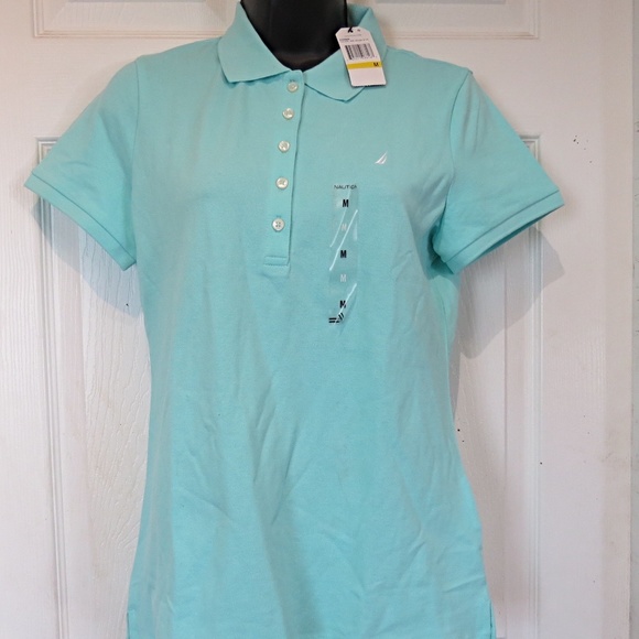 NWT's Nautica Polo Style Shirt Size Medium - Picture 1 of 4